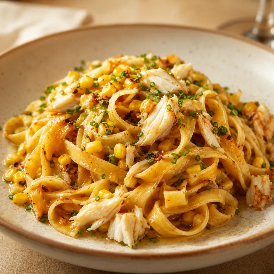 Saffron tagliatelle